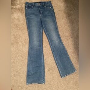 WhiteHouseBlackMarket High Rise Skinny Flare Jeans Size 4